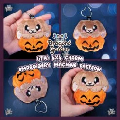 ITH Bunny In A Pumpkin Charm(Ith Bunny In A Pumpkin Charm)