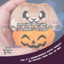 ITH Bunny In A Pumpkin Charm(Ith Bunny In A Pumpkin Charm) -Dragons' Garden Bunnyinapumpkinlisting2