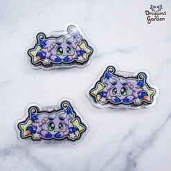 Starry Dragon | Acrylic Binder Clip(Starry Dragon Acrylic Binder Clip) -Dragons' Garden Dragons Garden AcrylicClipStarryDragon2