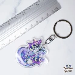 Astralariya Dragoness | Holographic Acrylic Keychain(Astralariya Dragoness Holographic Acrylic Keychain) -Dragons' Garden Dragons Garden AcrylicKeychainAstralariyaDragon1