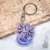 Astralariya Dragoness | Holographic Acrylic Keychain(Astralariya Dragoness Holographic Acrylic Keychain)
