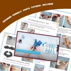ITH Bearded Dragon Lizard Plushie Embroidery Pattern(Ith Bearded Dragon Lizard Plushie Embroidery Pattern) -Dragons' Garden Dragons Garden BeardedDragonplushielisting2