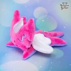 WEIGHTED | Jumbo Berry Dragon Plushie | Jeff(Weighted Jumbo Berry Dragon Plushie Jeff) -Dragons' Garden Dragons Garden BerryJeffPinkPurple4