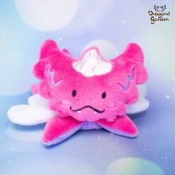 WEIGHTED | Jumbo Berry Dragon Plushie | Jeff(Weighted Jumbo Berry Dragon Plushie Jeff) -Dragons' Garden Dragons Garden BerryJeffPinkPurple5