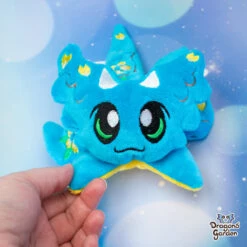 CUSTOM | Weighted Sakura Jumbo Dragon(Custom Weighted Sakura Jumbo Dragon) -Dragons' Garden Dragons Garden BrightBlueSakuraJumboDragon3