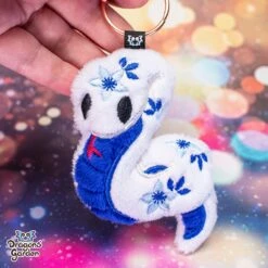 ITH Flower Snake Charm Embroidery Pattern(Ith Flower Snake Charm Embroidery Pattern) -Dragons' Garden Dragons Garden ChineseSnakeKeyPlush6