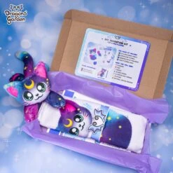 Nova The Constellation Kitty | Cut & Sew DIY Kit(Nova The Constellation Kitty Cut Sew Diy Kit) -Dragons' Garden Dragons Garden Cut SewGalaxyKitty9