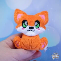 CUSTOM | Cute Fox Plushie Blob(Custom Cute Fox Plushie Blob) -Dragons' Garden Dragons Garden CuteFoxPlushieBlob3