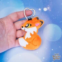 CUSTOM | Fox Keychain Charm(Custom Fox Keychain Charm) -Dragons' Garden Dragons Garden Foxplushcharmkeychain1