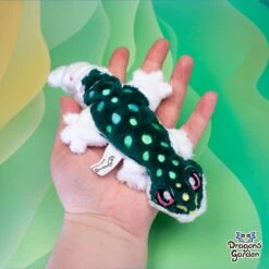 Mini Rainbow Gecko Plushie Hatchling(Mini Rainbow Gecko Plushie Hatchling) -Dragons' Garden Dragons Garden GeckoRainbowColored3