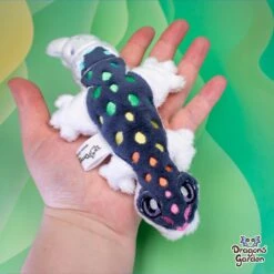 Mini Rainbow Gecko Plushie Hatchling(Mini Rainbow Gecko Plushie Hatchling) -Dragons' Garden Dragons Garden GeckoRainbowColored4