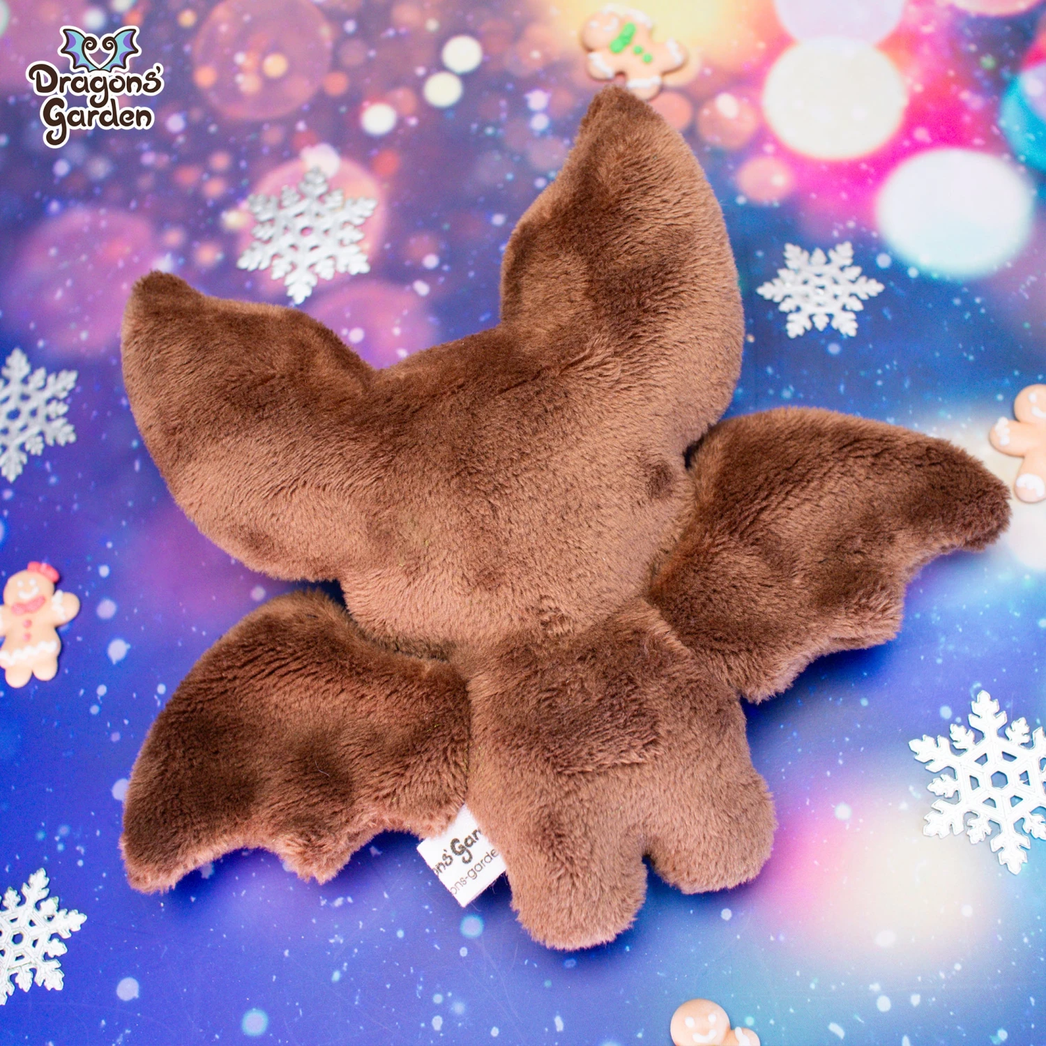 Gingerbread Cookie Bat Plushie | Ginger(Gingerbread Cookie Bat Plushie) 4 Gingerbread Cookie Bat Plushie | Ginger(Gingerbread Cookie Bat Plushie) - Image 4