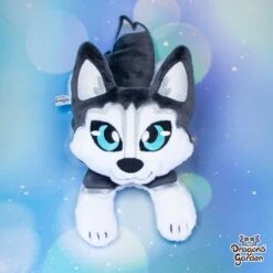 WEIGHTED | Big Gray Husky Plushie(Weighted Big Gray Husky Plushie)