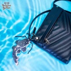 ITH Catfish Fish Charm Embroidery Pattern(Ith Catfish Fish Charm Embroidery Pattern) -Dragons' Garden Dragons Garden ITHCatfishCharmPlushGray5