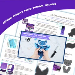 ITH Dragon Fox Plush Embroidery Pattern(Ith Dragon Fox Plush Embroidery Pattern) -Dragons' Garden Dragons Garden ITHDragonFoxPlush12