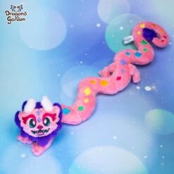 ITH Rainbow Chinese Dragon Plush Embroidery Pattern(Ith Rainbow Chinese Dragon Plush Embroidery Pattern) -Dragons' Garden Dragons Garden ITHRainbowChineseDragonPink4