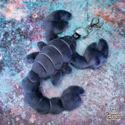 CUSTOM | Scorpion Keychain Charm Plushie(Custom Scorpion Keychain Charm Plushie) -Dragons' Garden Dragons Garden ITHScorpionKeychainGray3