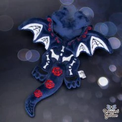 ITH Skeleton Dragon Embroidery Pattern(Ith Skeleton Dragon Embroidery Pattern) -Dragons' Garden Dragons Garden ITHSkeletonDragonNight4