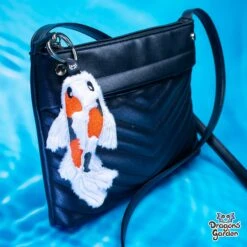 ITH Koi Carp Fish Charm Embroidery Pattern(Ith Koi Carp Fish Charm Embroidery Pattern) -Dragons' Garden Dragons Garden ITHkoifishcharmplushwhite5