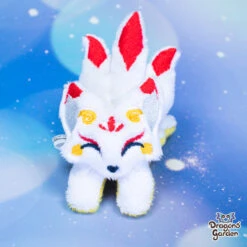 ITH Inari Kitsune Fox Chibi Embroidery Pattern(Ith Inari Kitsune Fox Chibi Embroidery Pattern) -Dragons' Garden Dragons Garden InariKitsuneFoxPlush7
