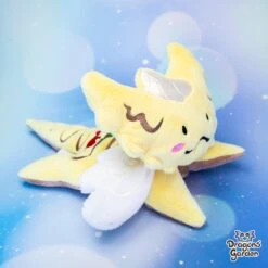 WEIGHTED | Jumbo Banana Split Dragon Plushie | Jeff(Jeff Jumbo Banana Split Dragon Plushie) -Dragons' Garden Dragons Garden JeffBananaandTaupe3