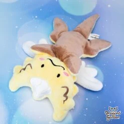 WEIGHTED | Jumbo Banana Split Dragon Plushie | Jeff(Jeff Jumbo Banana Split Dragon Plushie) -Dragons' Garden Dragons Garden JeffBananaandTaupe5