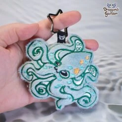 ITH Kraken Octopus Charm Embroidery Pattern(Ith Kraken Octopus Charm Embroidery Pattern) -Dragons' Garden Dragons Garden KrakenKeychainPlush3