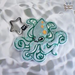 ITH Kraken Octopus Charm Embroidery Pattern(Ith Kraken Octopus Charm Embroidery Pattern) -Dragons' Garden Dragons Garden KrakenKeychainPlush 5