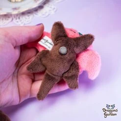 MAGNETIC | Milk Chocolate Strawberry Micro Dragon Plushie(Magnetic Milk Chocolate Strawberry Micro Dragon Plushie) -Dragons' Garden Dragons Garden MicroChocoStrawberry4