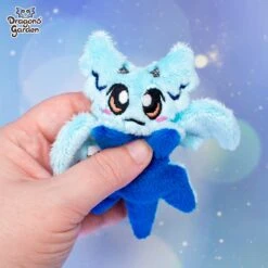 MAGENTIC | Starlight Pop Micro Dragon Plushies(Magentic Starlight Pop Micro Dragon Plushies) -Dragons' Garden Dragons Garden MicroDragonSparklyRegularBlue1