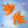 MAGENTIC | Amber Flame Micro Dragon Plushies(Amber Flame Micro Dragon Plushies)