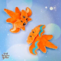 MAGENTIC | Amber Flame Micro Dragon Plushies(Amber Flame Micro Dragon Plushies)