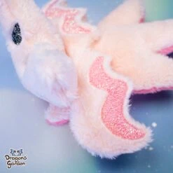 MAGNETIC | Sunset Spark Micro Dragon Plushies(Golden Dawn Micro Dragon Plushies Copy) -Dragons' Garden Dragons Garden MicroDragonSparklyRegularPeach2