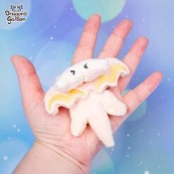 MAGNETIC | Sunset Spark Micro Dragon Plushies(Golden Dawn Micro Dragon Plushies Copy) -Dragons' Garden Dragons Garden MicroDragonSparklyRegularPeach3