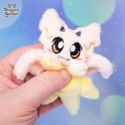 MAGNETIC | Sunset Spark Micro Dragon Plushies(Golden Dawn Micro Dragon Plushies Copy) -Dragons' Garden Dragons Garden MicroDragonSparklyRegularPeach5