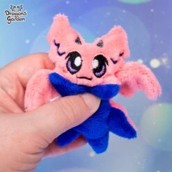 MAGENTIC | Starlight Pop Micro Dragon Plushies(Magentic Starlight Pop Micro Dragon Plushies) -Dragons' Garden Dragons Garden MicroDragonSparklyRegularPink1