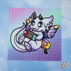 Gaming Butterfly Dragon | Microfiber Lens Cleaning Cloth(Gaming Butterfly Dragon Microfiber Lens Cleaning Cloth) -Dragons' Garden Dragons Garden MicroFiberClothNintendoSwitchDragon1