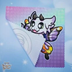 Gaming Butterfly Dragon | Microfiber Lens Cleaning Cloth(Gaming Butterfly Dragon Microfiber Lens Cleaning Cloth) -Dragons' Garden Dragons Garden MicroFiberClothNintendoSwitchDragon4