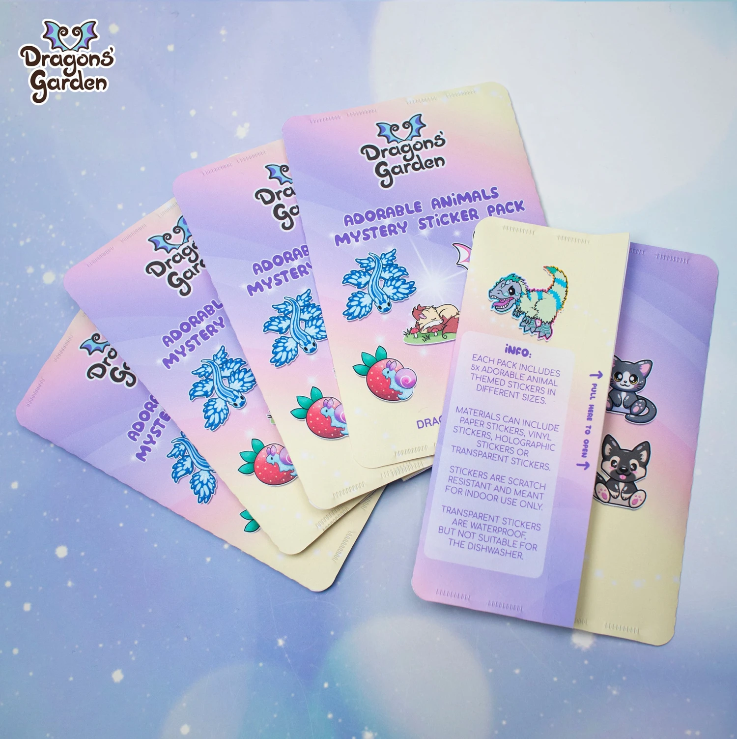 Mystery Sticker Pack | Adorable Animal Stickers(Mystery Sticker Pack Adorable Animal Stickers) 4 Mystery Sticker Pack | Adorable Animal Stickers(Mystery Sticker Pack Adorable Animal Stickers) - Image 4