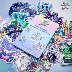 Mystery Sticker Pack | Cute Dragon Stickers(Mystery Sticker Pack Cute Dragon Stickers 1)