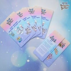 Mystery Sticker Pack | Cute Dragon Stickers(Mystery Sticker Pack Cute Dragon Stickers 1) -Dragons' Garden Dragons Garden MysteryStickerPackDragons4