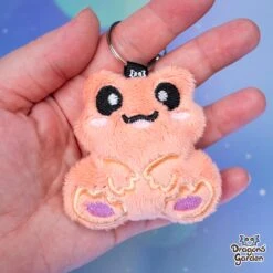 Pastel Frog Plush Charm(Pastel Frog Plush Charm) -Dragons' Garden Dragons Garden Pastelfrogplushkey7