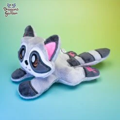 MADE TO ORDER | Cute Racoon Plushie(Cute Racoon Plushie) -Dragons' Garden Dragons Garden RacoonPlainGray3