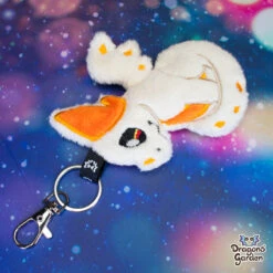 ITH Spikey Drake Charm Embroidery Pattern(Ith Spikey Drake Charm) -Dragons' Garden Dragons Garden SpikeyDrakekeychaincharmorangebeige2