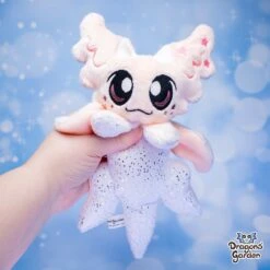 CUSTOM | Weighted Constellation Jumbo Dragon(Custom Weighted Constellation Jumbo Dragon) -Dragons' Garden Dragons Garden StarlightGuardianJumboDragonPeachPastelRainbowStars1