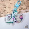 Aleani White Air Dragon | Holographic Acrylic Keychain(Aleani White Air Dragon Holographic Acrylic Keychain)