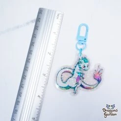 Aleani White Air Dragon | Holographic Acrylic Keychain(Aleani White Air Dragon Holographic Acrylic Keychain) -Dragons' Garden Dragons Garden SummerMysteriesaleaniairdragonacrylickey3 9bad1c2e 08fe 4c93 9407 b9e54315b5bf