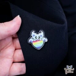 I Am Strong Support Dragon | Acrylic Pin(I Am Strong Support Dragon Acrylic Pin) -Dragons' Garden Dragons Garden SummerMysteriesiamstrongacrylpin4