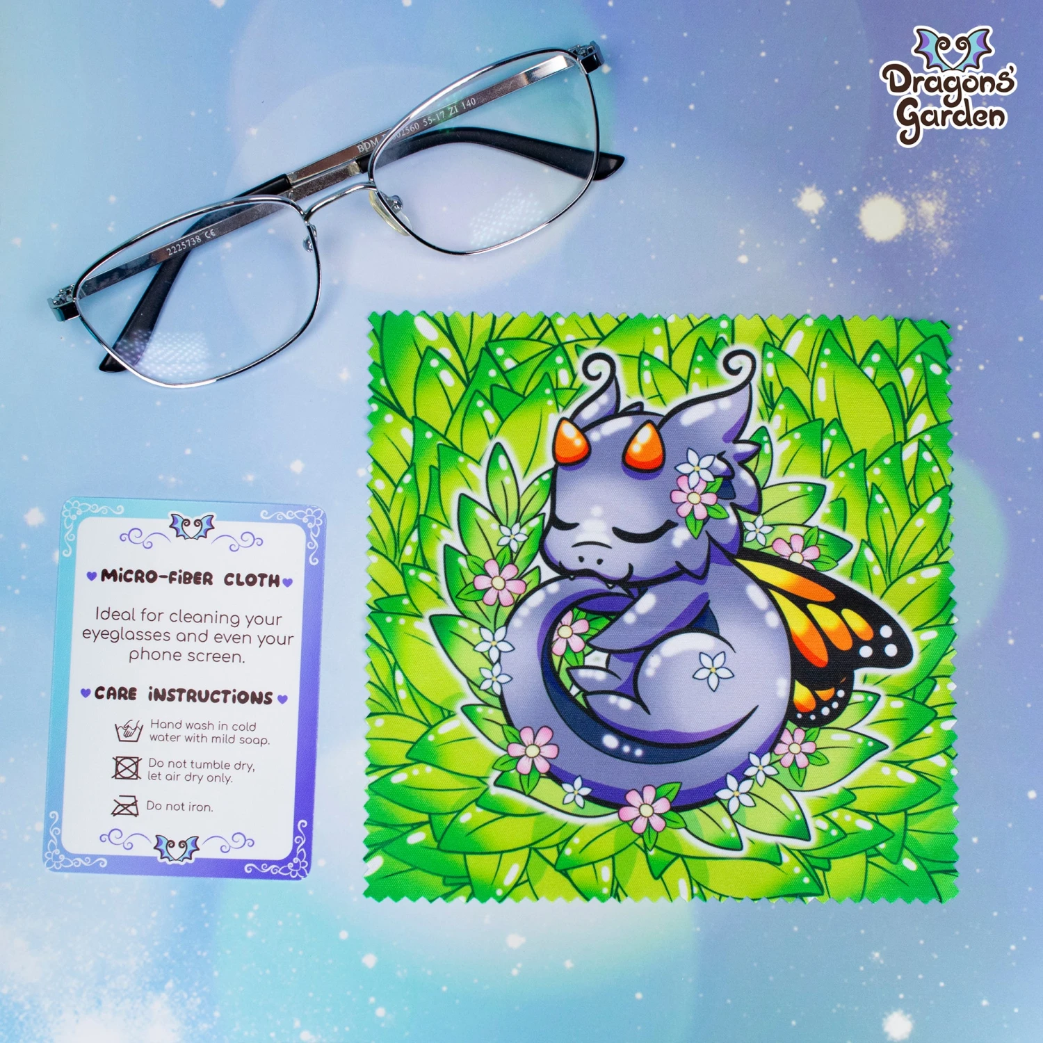 Monarch Butterfly Dragon | Microfiber Lens Cleaning Cloth(Monarch Butterfly Dragon Microfiber Lens Cleaning Cloth) 1 Monarch Butterfly Dragon | Microfiber Lens Cleaning Cloth(Monarch Butterfly Dragon Microfiber Lens Cleaning Cloth)
