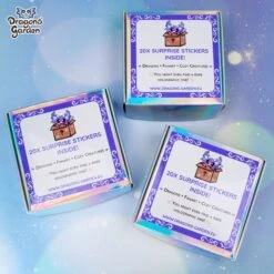 Mystery Sticker Box | Cute Dragon, Fanart & More Stickers Mix(Mystery Sticker Box Cute Stickers Mix) -Dragons' Garden Dragons Garden SummerMysteriesmysterystickersbox2